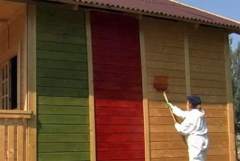 Этапы покраски деревянного дома. Подготовка поверхности